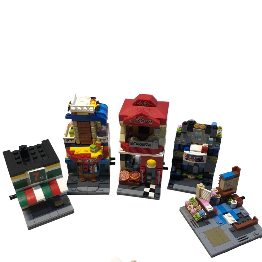 Building Block Sets as is no instructions extra pieces included